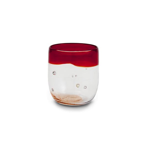 51209508.jpg Bicchiere con pepite d'argento rosso