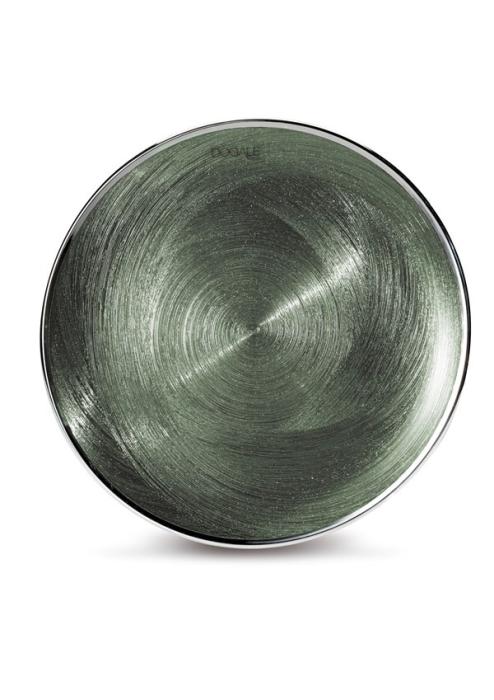 Piatto verde argentato