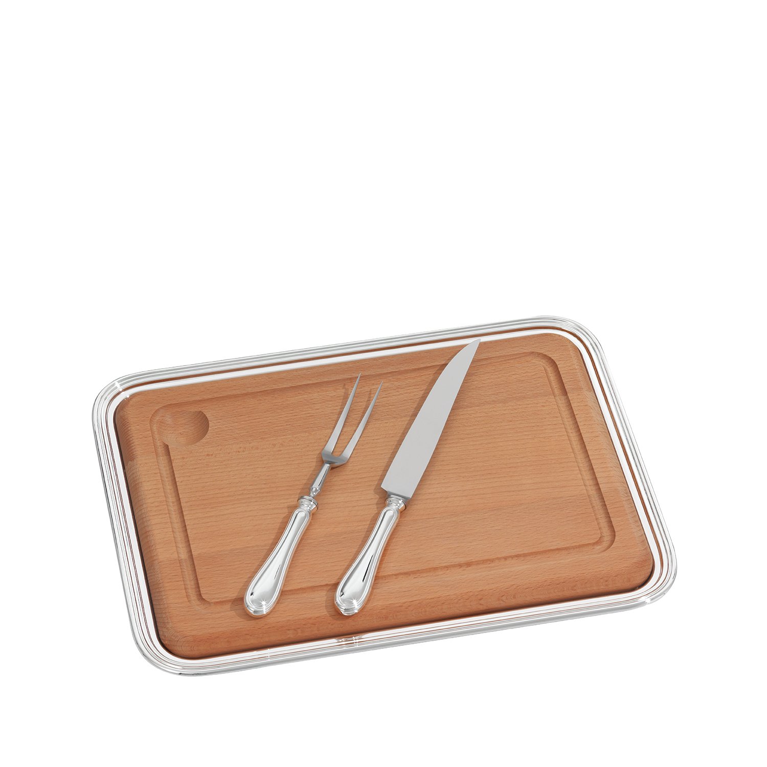 9471442 01 Tagliere arrosto con posate