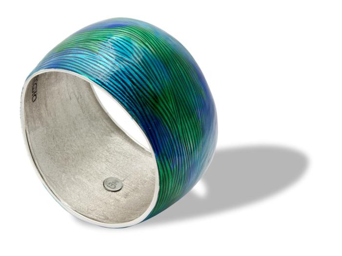 Schiava colore blu verde