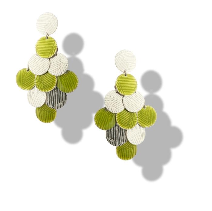 Orecchini colore verde